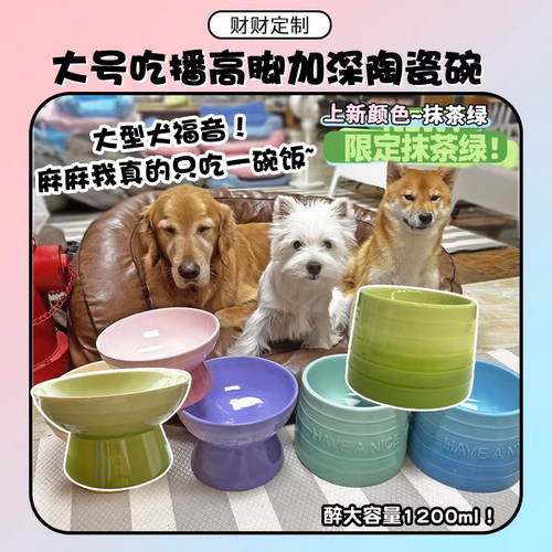 财妈同款专用加深护颈椎陶瓷碗