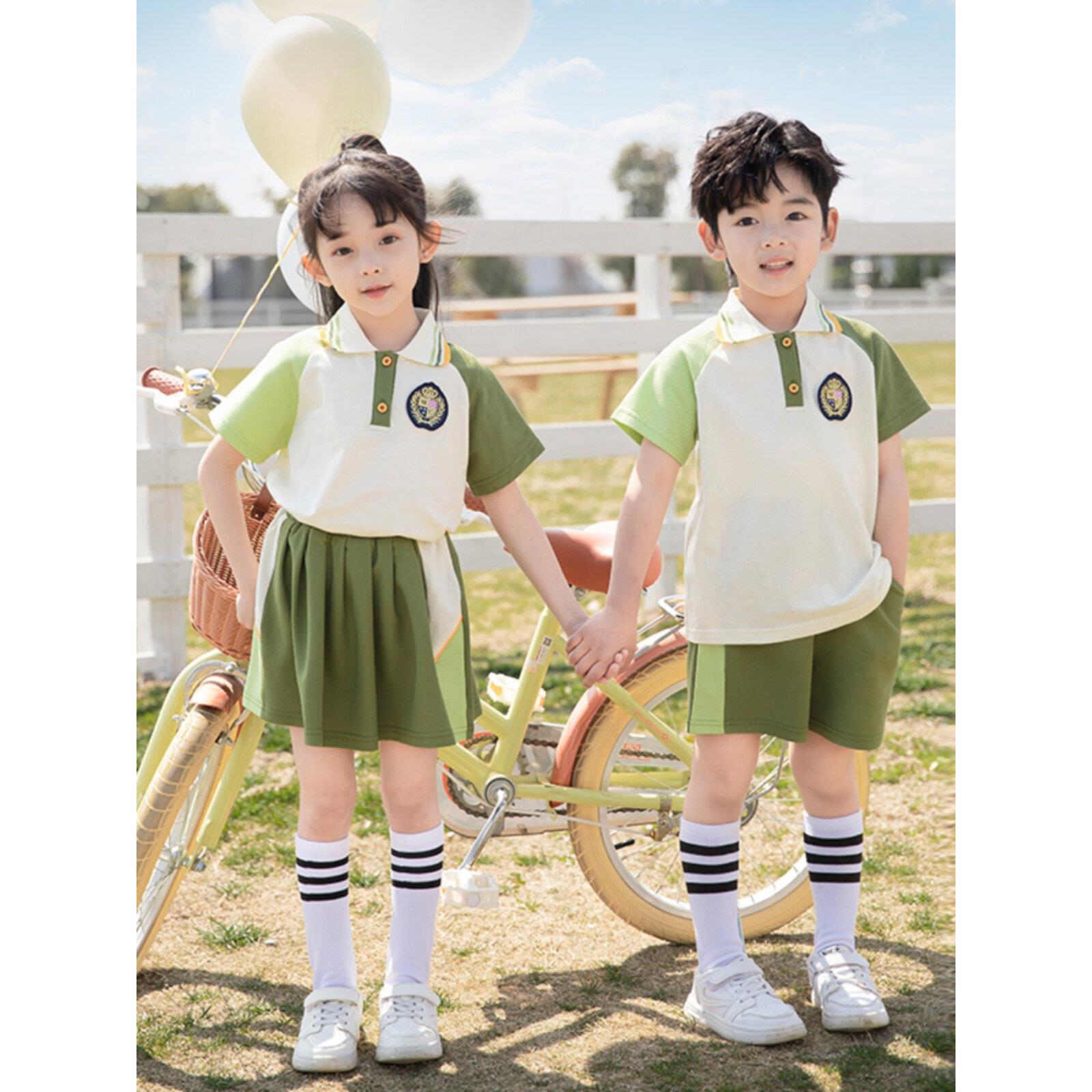 幼儿园园服夏季校服小学生运动套装儿童班服夏装定制春秋棒球服装