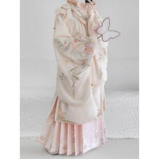 【花团酥】全新汉代女子明制马面裙发夹重工业绣花云肩立领衬衫春