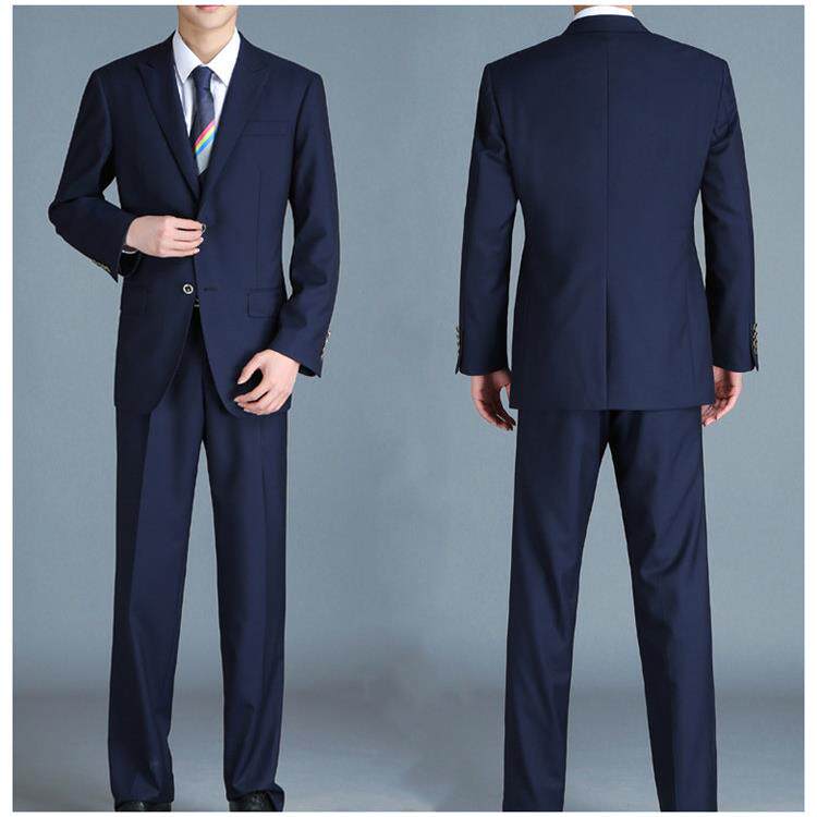 2021新款中国移动工作服男士西装外套春秋营业厅工装衬衫制服裤子