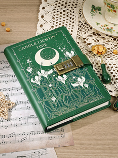 采购产品带锁日记的密码笔记本，高价值记事本，简单的文学和精致