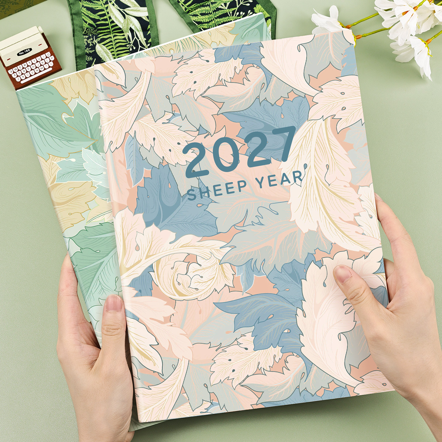 必记2027年日程本日历本每月计划本学生打卡自律本时间规划管理带日期记事本效率手册工作小秘书笔记本子定制