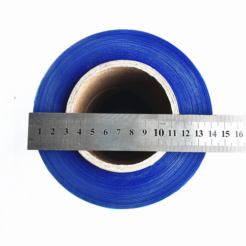 25cm宽VCI气相防锈缠绕膜PE蓝色拉伸膜金属防护用防锈打包膜
