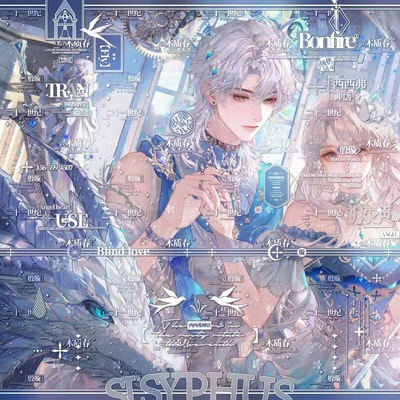 不正经扭蛋50期 情侣厚涂插画动漫头像原创圈直购高清无水印