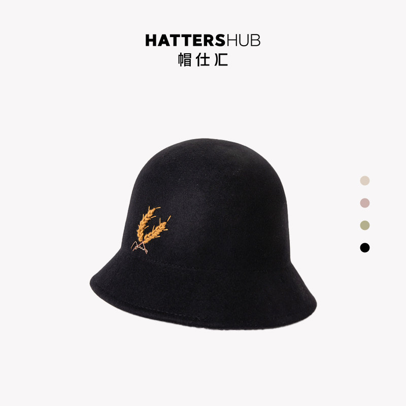 jeffsun礼帽优雅秋冬羊毛