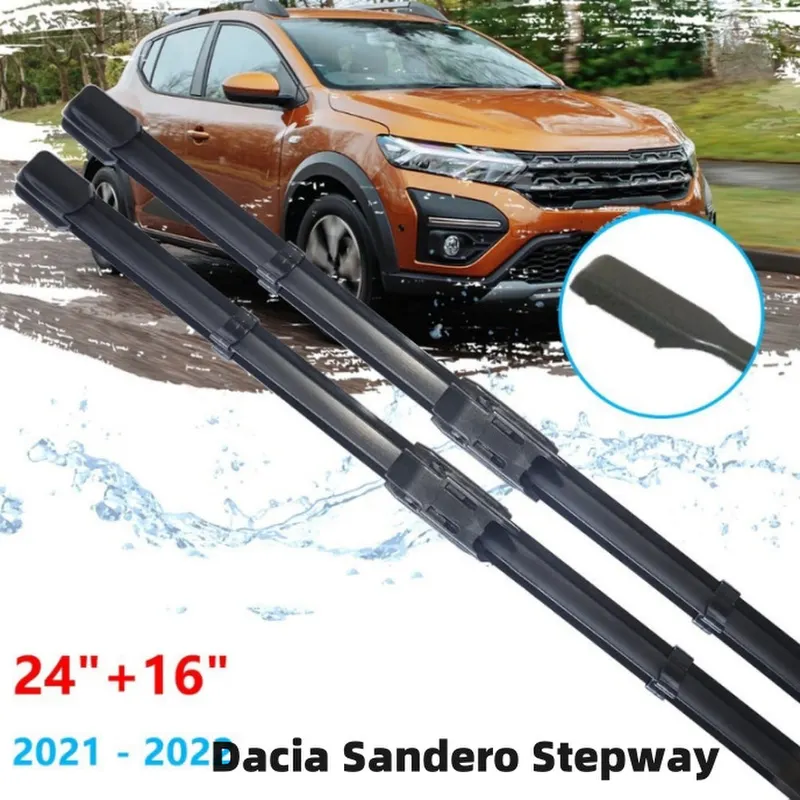 适用Dacia Sandero Stepway 2021 2022 汽车挡风玻璃雨刮器雨刷片