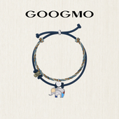 吉象如意 GOOGMO彩色小象如意绳编绳手链女度假风叠戴好运配饰