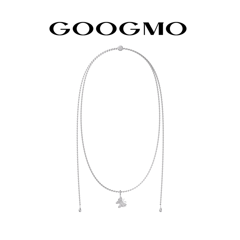 【新品】GOOGMO项链女高级感气质百搭蝴蝶吊坠小众设计颈链锁骨链