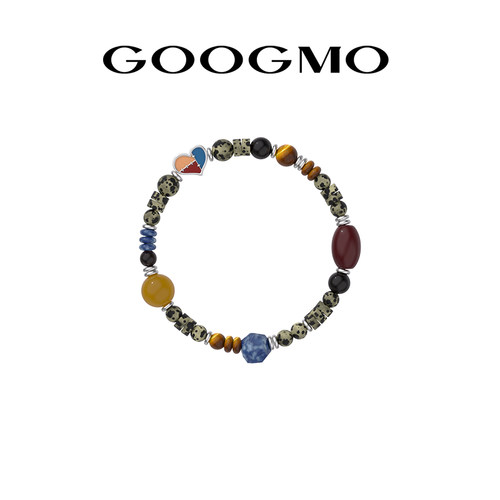 【迪丽热巴同款】GOOGMO民族风高级感手链天然石玛瑙玉髓串珠手饰