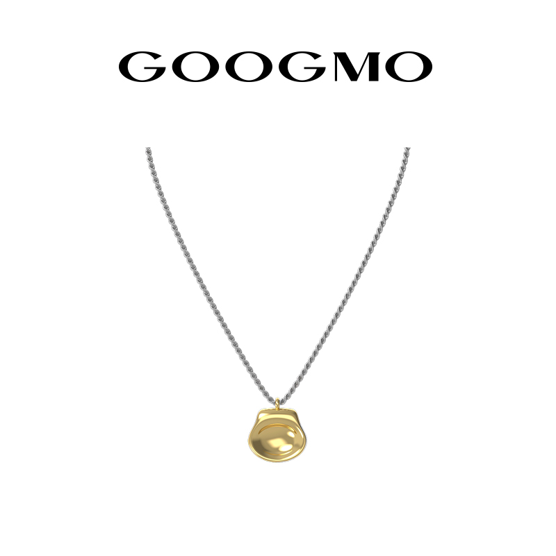 咖啡豆吊坠GOOGMO锁骨链