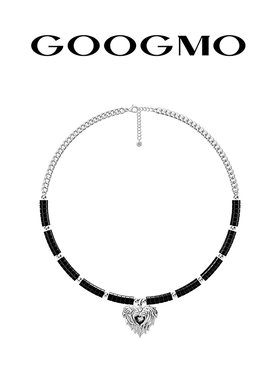 GOOGMO涅槃系列时尚个性项链小众爱心吊坠锁骨链潮