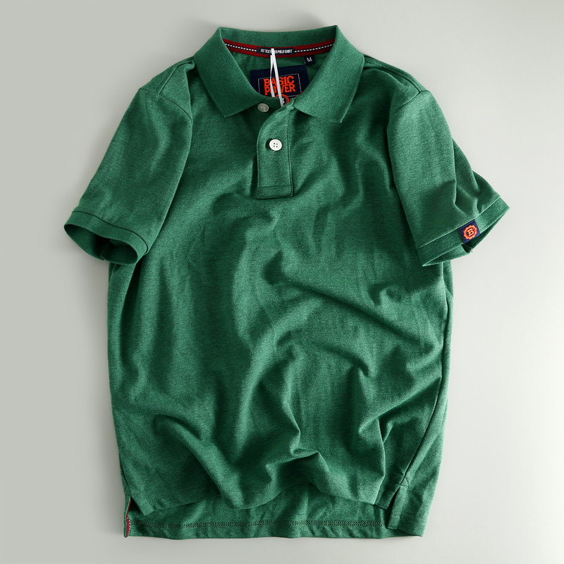 FOREIGN TRADE MENS CLOTHING FACTORY FIRST-LINE POLO SHIRT MENS TAIL SINGLE CUT LABEL SUMMER CASUAL LAPEL SHORT SLEEVE T-SHIRT EXPORT ORIGINAL ORDER