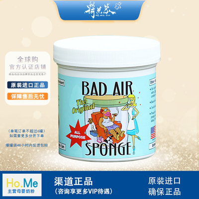 品牌直发 美国BadAir Sponge甲醛装修汽车异味空气净化剂400g