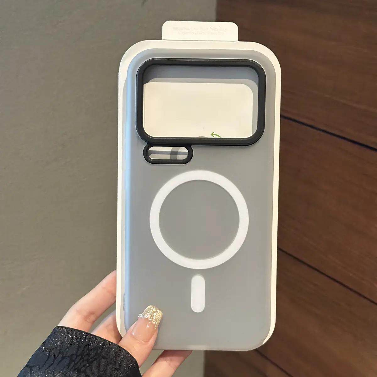 小米17透明肤感磨砂17promax手机壳气囊防摔pro保护壳强磁吸15pro硬外壳软边防指纹14/13/12简约男女11高级感