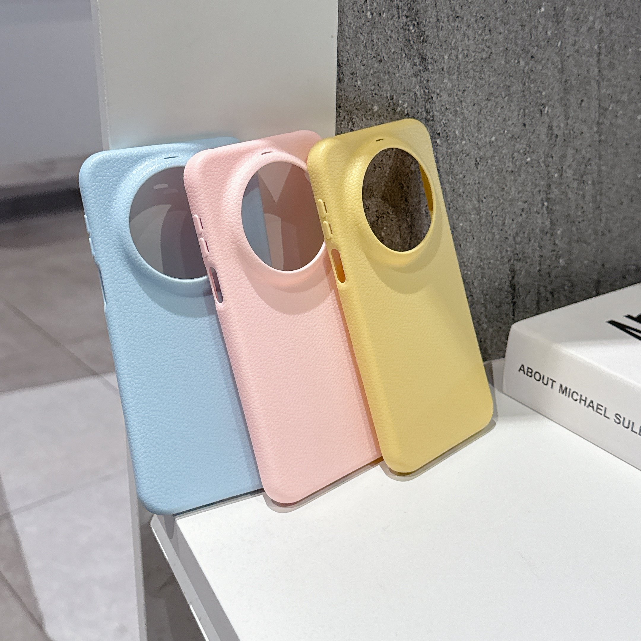 华为Mate80手机壳mate70pro简约荔枝皮革纹硅胶保护套mate60全包防摔软壳50高级感纯色40磨砂耐脏防指纹男女