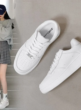 厚底老爹鞋女2020春季新款休闲运动清爽盐系小白鞋百搭智熏鞋