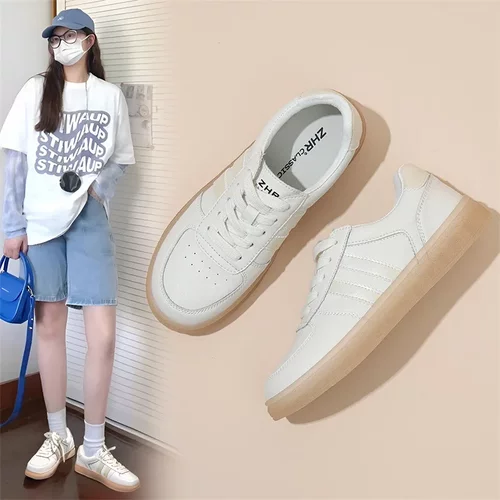 软底轻便小白鞋2025春秋季新款百搭休闲板鞋校园风ins女鞋
