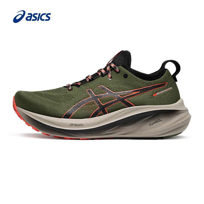 亚瑟士男子轻量缓震回弹跑步鞋