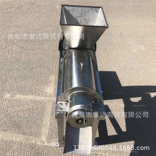 水果蔬菜破碎榨汁机 全自动螺旋压榨机 不锈钢生姜破碎机