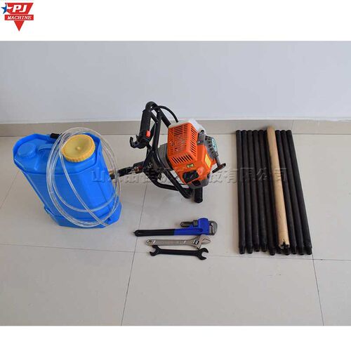 小型人工挖掘槽探井探取样机 背包式轻便钻机 Knapsack drill