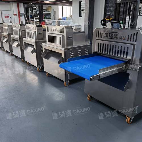 lDRB-QK500冻肉切块设备商用 低温秘鲁鱿鱼剁块机 冻整鸡切块设备