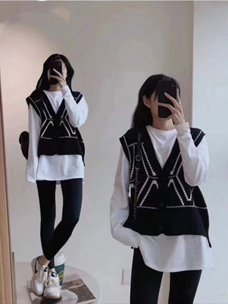 时髦网红炸街微胖女生穿搭流行款