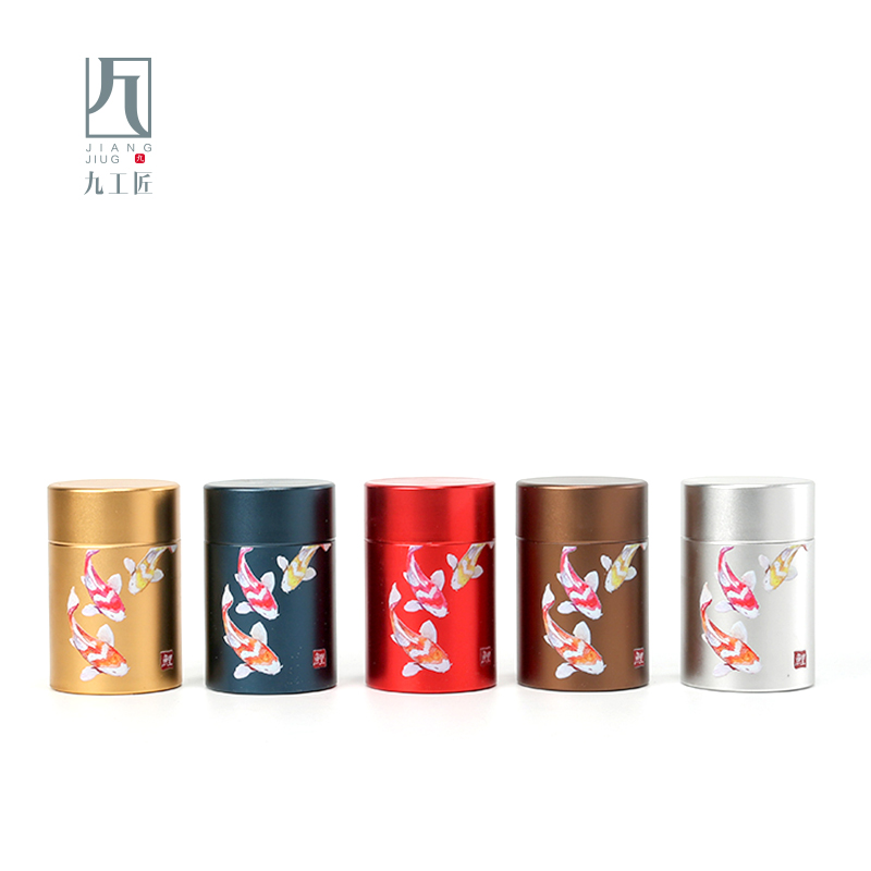 个性创意金属鲤鱼印花随身便携