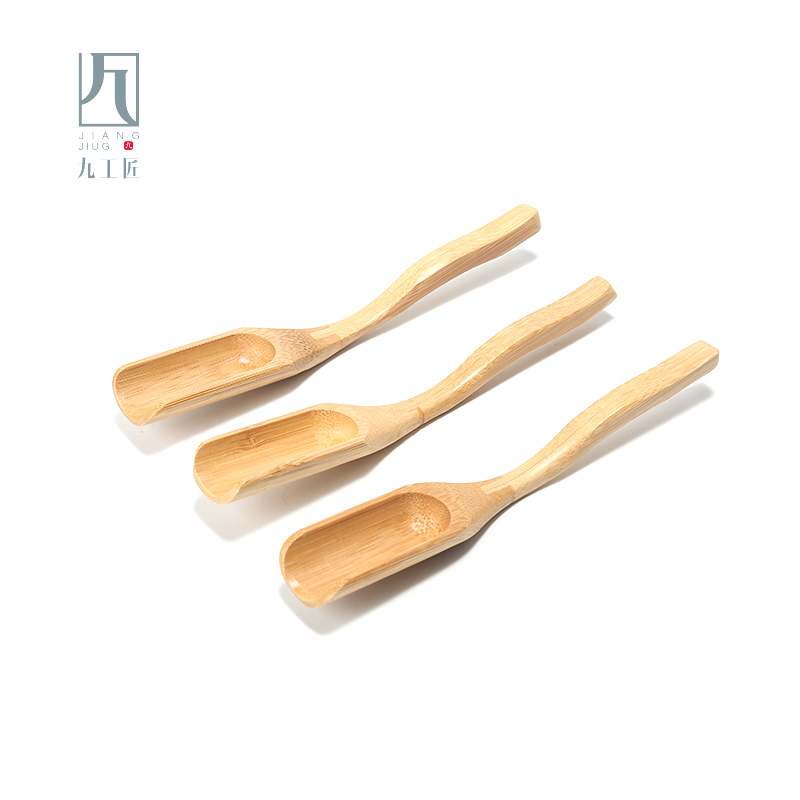 日式单个竹制六君子茶勺