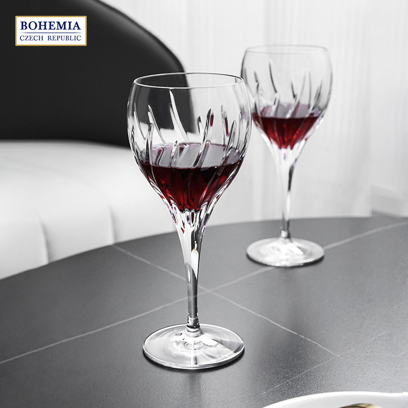 bohemia捷克水晶玻璃轻奢高脚杯