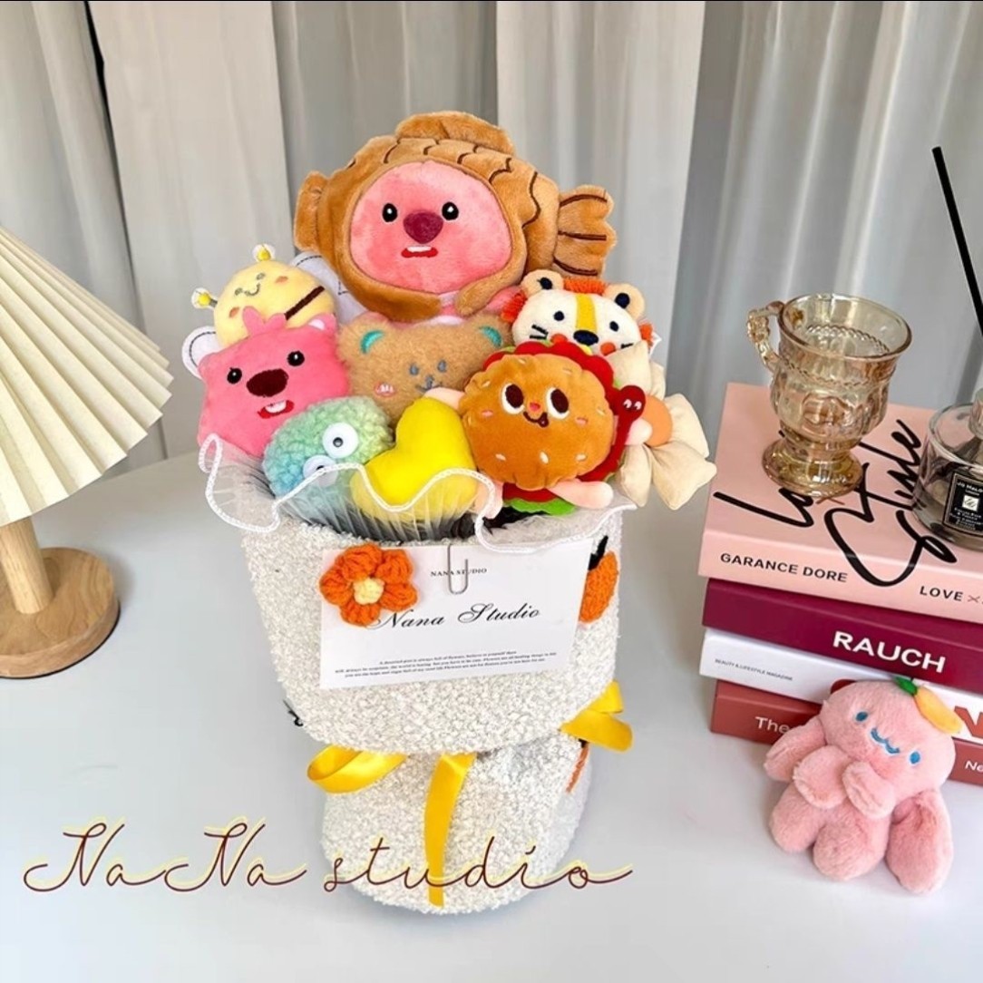礼物情人节新年礼物海狸玩偶卡通花束毛绒生日礼物送女生朋友闺蜜,节庆用品/礼品,创意礼盒/礼品套组,淘宝优惠券,粉丝福利购,淘宝优惠卷