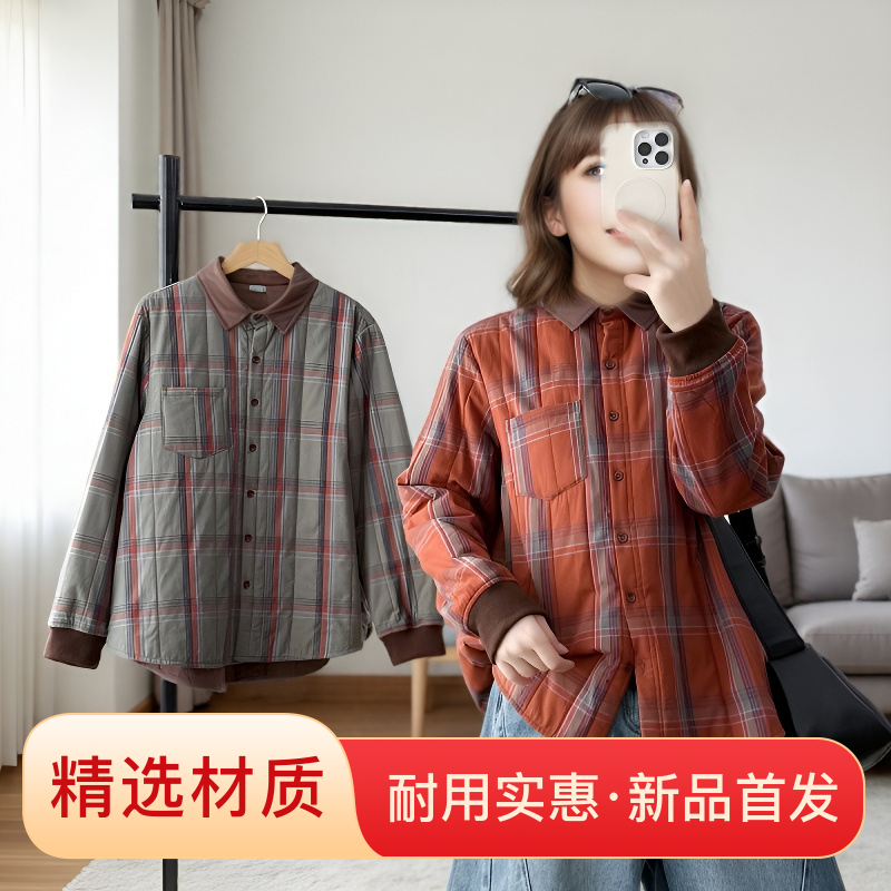 加肥加大码夹棉保暖短外套