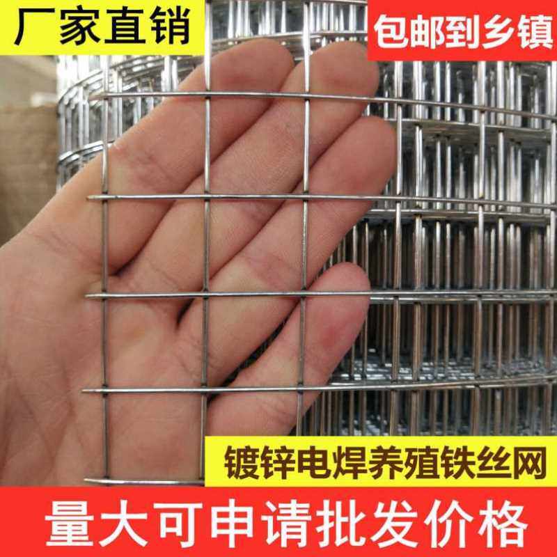 洛嘉镀锌铁丝网养鸡围栏网养殖网钢丝网防鼠网兔笼养鸭鸽笼阳台防