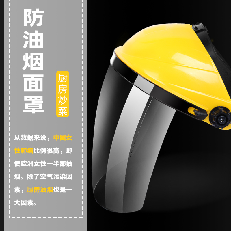 厨房炒菜女士神器防油溅面罩