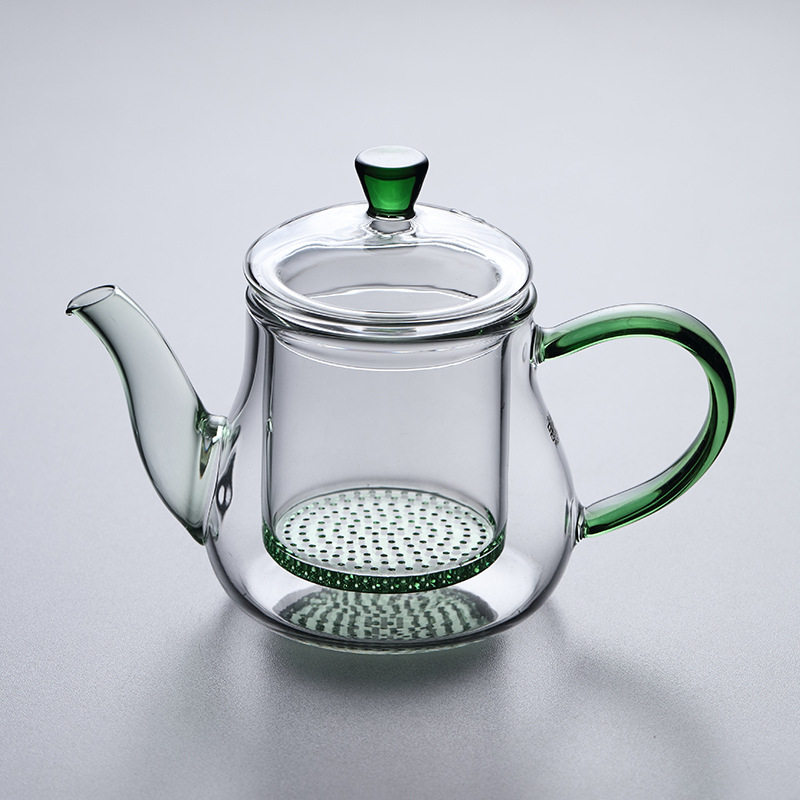 品德坊花壶高温玻璃茶壶煮泡茶壶过滤茶具花茶玻璃壶套