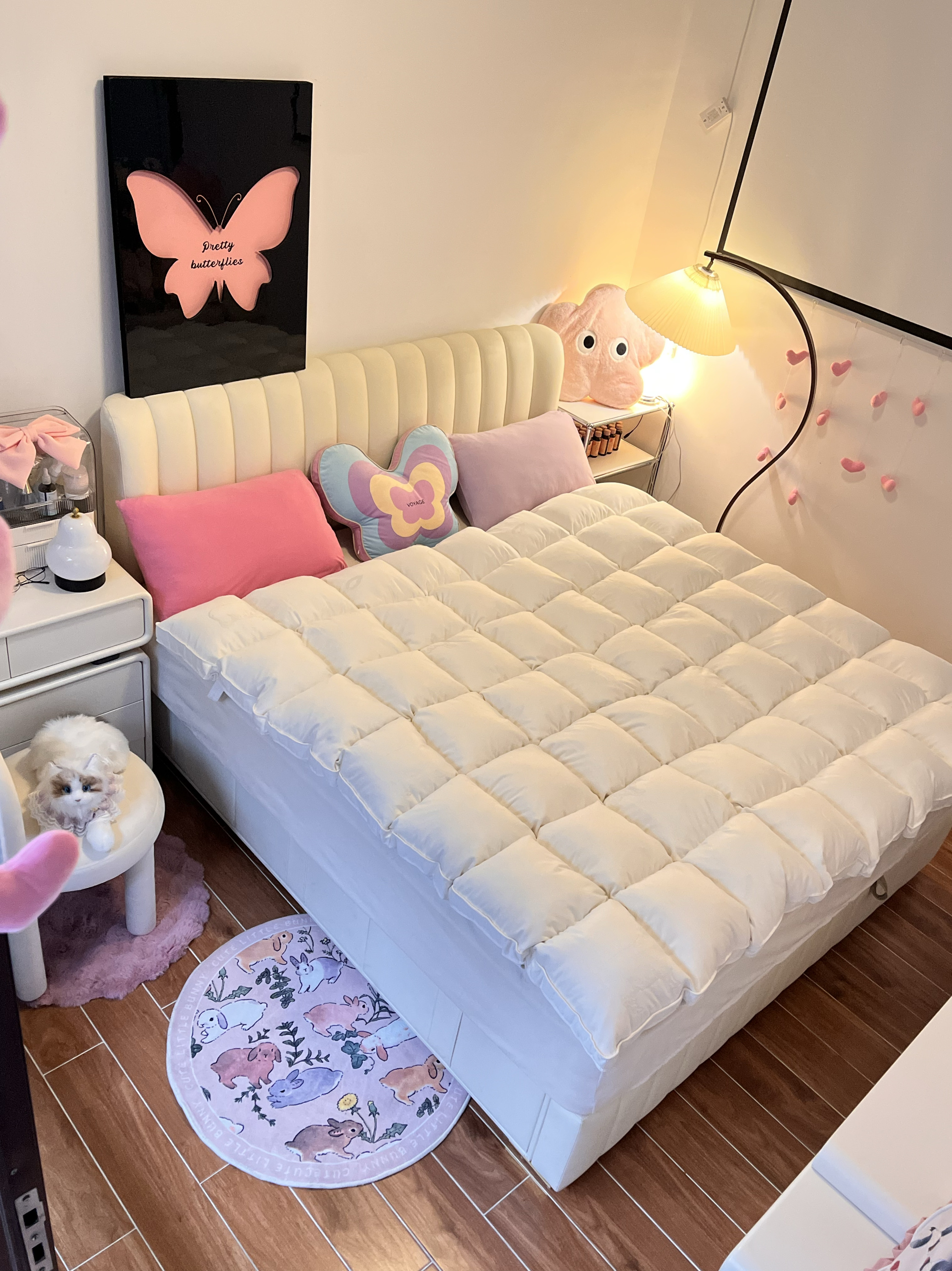 天然时代羽绒床垫舒适垫保护垫可折叠软垫家用加厚床褥子