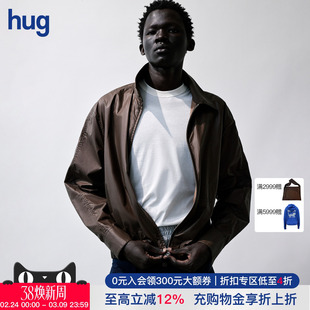 【STRUCTURA】hug 2026春夏新款棕色涂层衬衫夹克