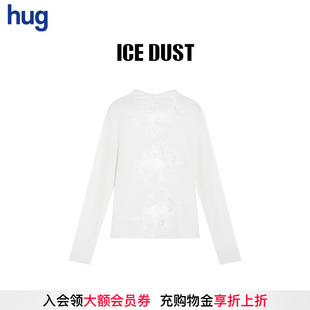 2025秋冬新款 hug DUST 高领镂空蕾丝针织打底icedust ICE