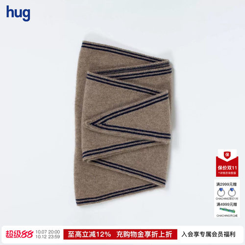 OATSANDRICE针织三角巾围巾