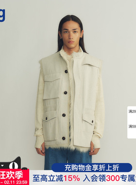 【NULLUS】hug 2025秋冬新款双面毛绒马甲