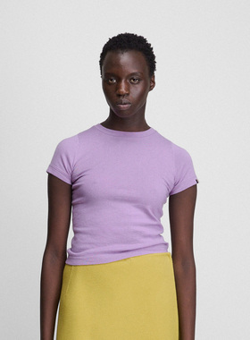 【EXTREME CASHMERE】hug 2026春夏新款短袖圆领针织衫