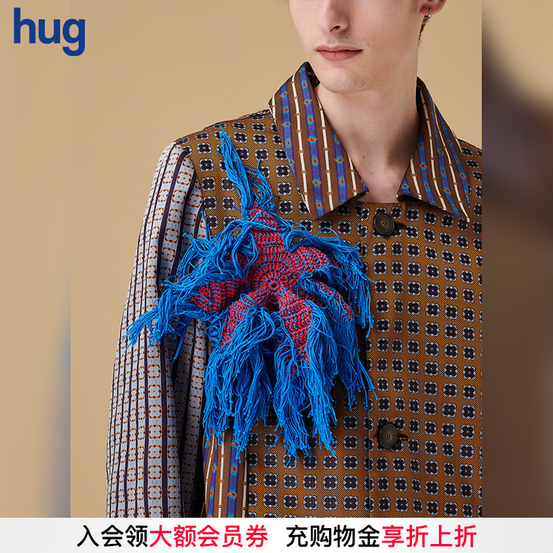EDWARDCUMING时髦双色胸针