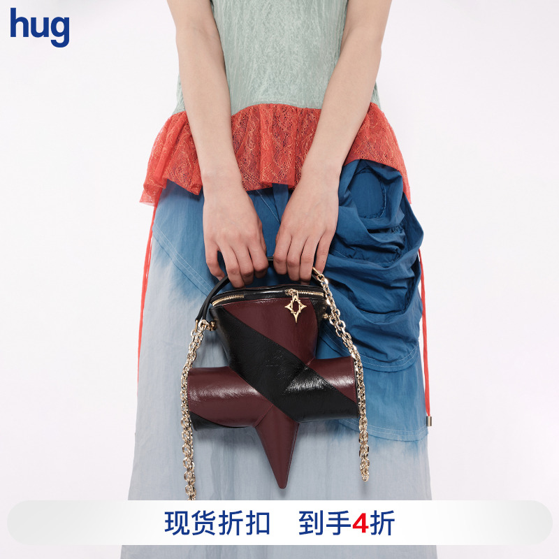 LOUISSHENGTAOCHEN链条包真皮