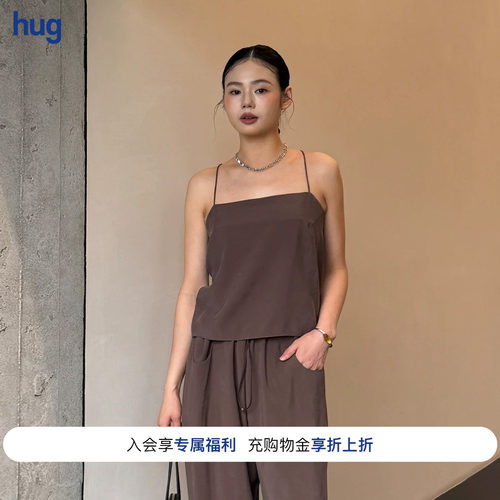 26早春新款吊带系带抹胸上衣