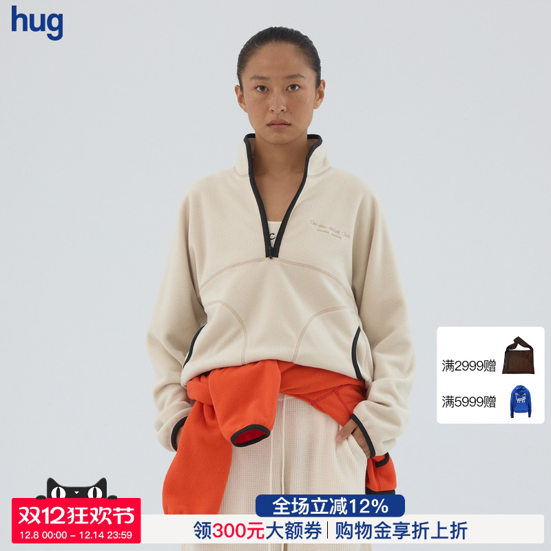 COMMXNCOMMXN半拉链抓绒卫衣