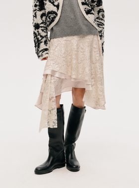 【ICEDUST】hug 2025秋冬新款不规则剪花半身裙icedust