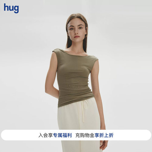 HERSENSES何识露背T恤