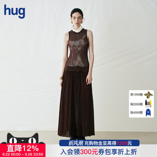2025秋冬新款 hug Sonata 耳廓狐假低腰针织连衣裙 Cello