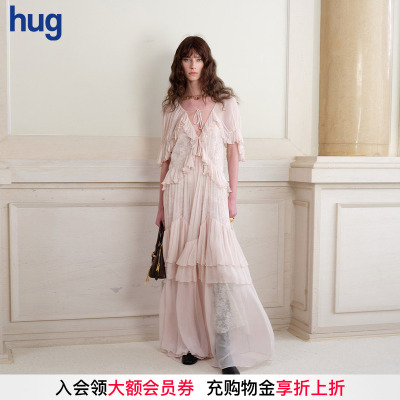 CelloSonata荷叶边长裙