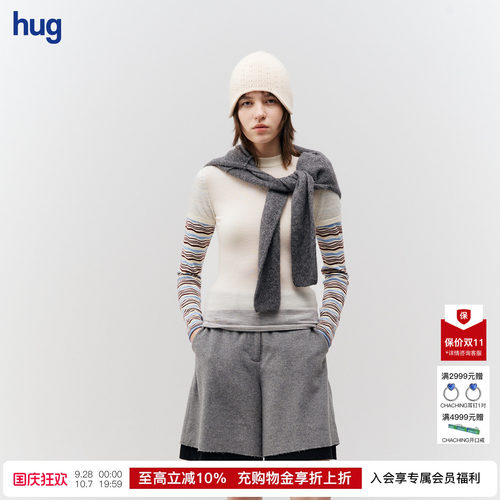 CUDDLEUP休闲羊绒长袖T恤