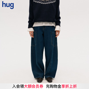 ICE 大口袋宽松牛仔裤 DUST 2025秋冬新款 icedust hug